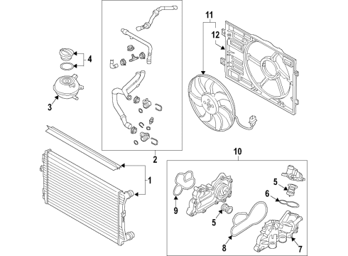 Volkswagen 04C-121-119-C Thermostat Gasket