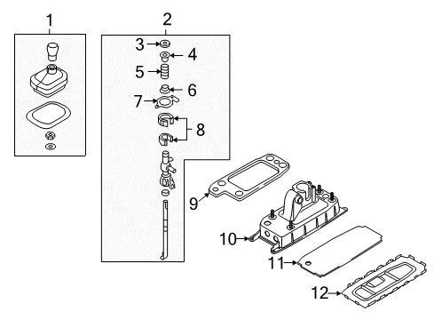 Volkswagen 1K0-711-266 Shift Control Cable