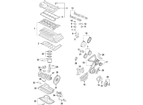 Volkswagen 07K-100-031-F Engine