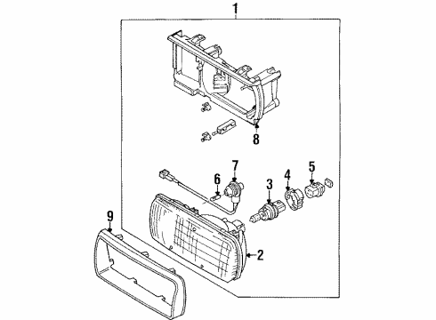 Volkswagen 535-953-123-A Socket