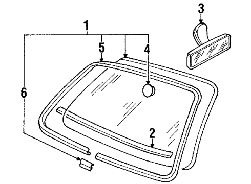 Volkswagen 357-853-339-01C Reveal Molding Joint