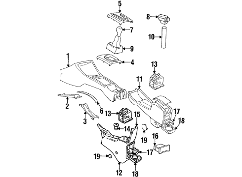 Volkswagen 1H0-711-141-A-01C Shift Knob
