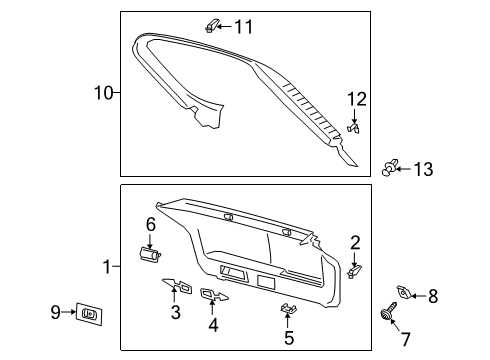 Volkswagen 3G8-867-747 Release Handle Cover