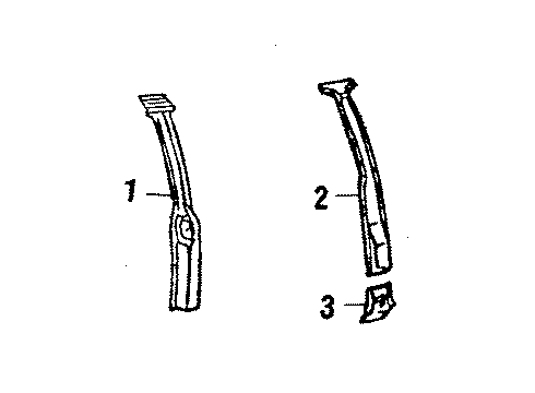Volkswagen 173-809-443-A Inner Panel