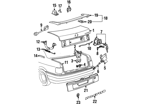 Volkswagen 3A5-827-061 Actuator