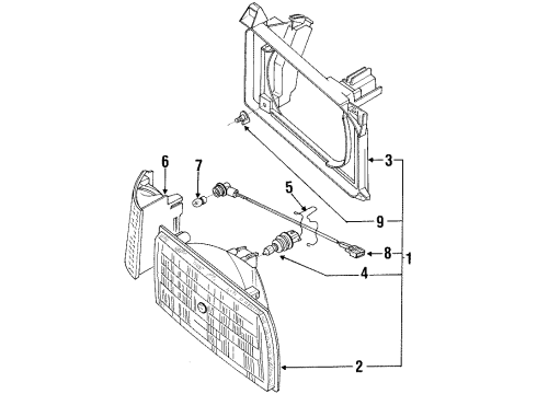 Volkswagen 165-953-123 Harness