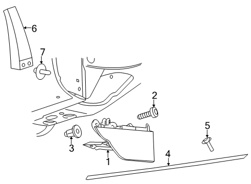 Volkswagen 5C5-071-685-GRU Spoiler Assembly