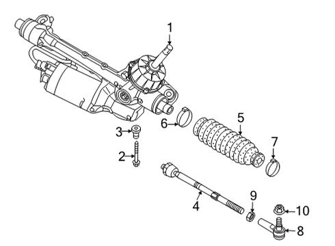 Volkswagen N-108-706-01 Steering Column Bolt