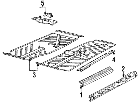 Volkswagen 535-853-813-01C Sill Plate