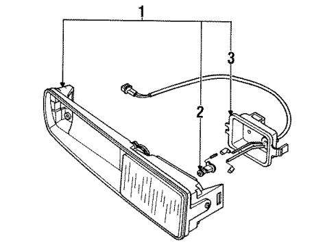Volkswagen 535-941-699-B Fog Lamp Assembly
