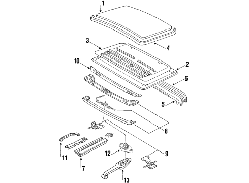 Volkswagen 161-877-505-8FG Headliner