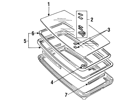 Volkswagen 302-877-847 Latch Cover