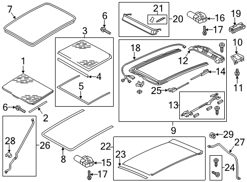 Volkswagen 7P6-959-561-YQV Switch