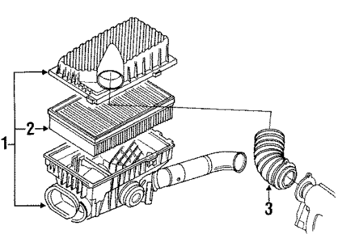 1990 Volkswagen Corrado Air Intake