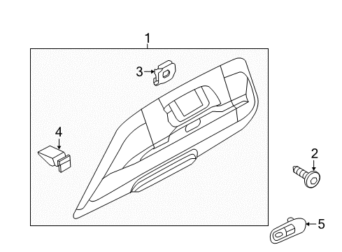 2016 Volkswagen Beetle Interior Trim - Trunk Lid