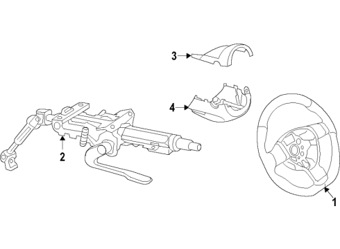 2022 Volkswagen Arteon Steering Column & Wheel, Steering Gear & Linkage