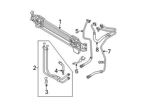 2008 Volkswagen Passat Trans Oil Cooler