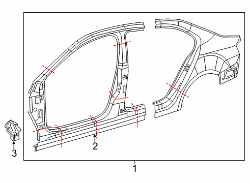 2017 Volkswagen Jetta Aperture Panel, Uniside