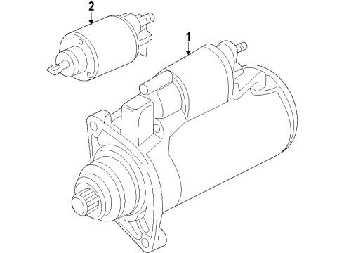 2017 Volkswagen Jetta Starter