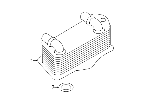 2022 Volkswagen Jetta Trans Oil Cooler