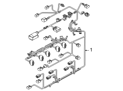 2013 Volkswagen Beetle Wiring Harness