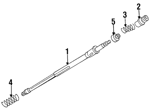 1999 Volkswagen Cabrio Shaft & Internal Components