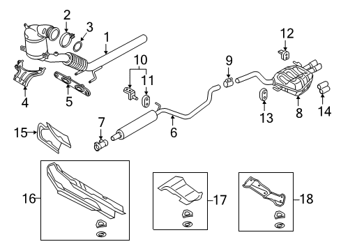 2019 Volkswagen Golf Alltrack Exhaust Components