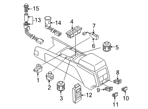 2010 Volkswagen Touareg Motor Diagram for 7L6-959-577