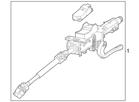 2024 Volkswagen Atlas Steering Column Assembly