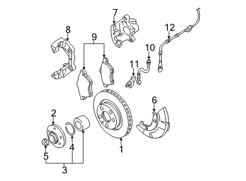 2005 Volkswagen Beetle Anti-Lock Brakes