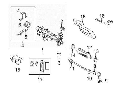 2007 Volkswagen GTI Top Nut Diagram for N-909-429-02
