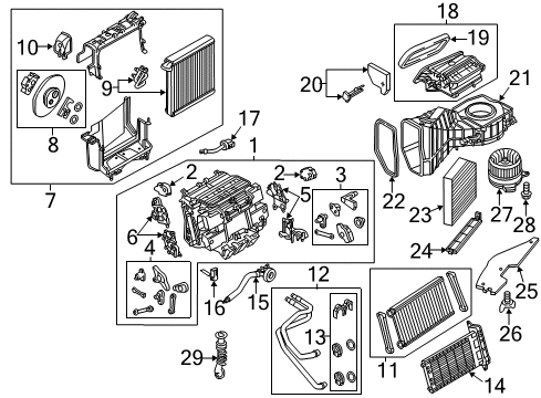 Intake Duct Gasket Diagram for 4H0-819-229-A