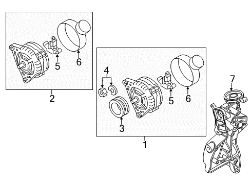 2013 Volkswagen Jetta Alternator