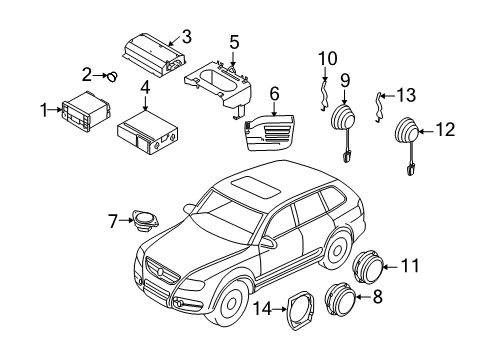 2009 Volkswagen Touareg Sound System