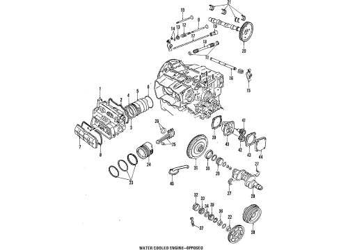 1987 Volkswagen Vanagon Valve Keeper Diagram for 113-109-651-A