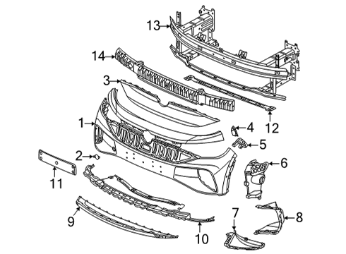 2022 Volkswagen ID.4 Bumper & Components - Front