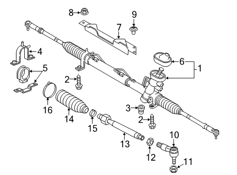2013 Volkswagen Passat Steering Column & Wheel, Steering Gear & Linkage