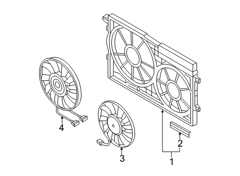 2015 Volkswagen Jetta Cooling System, Radiator, Water Pump, Cooling Fan