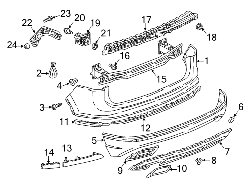 2020 Volkswagen Tiguan Rear Bumper