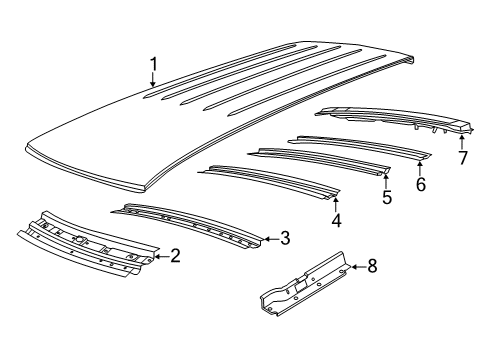 2012 Volkswagen Routan Roof & Components