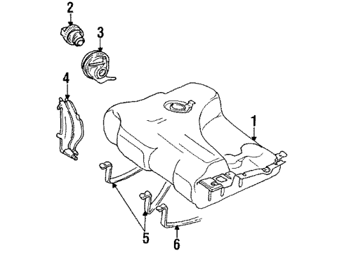 1990 Volkswagen Corrado Fuel Supply