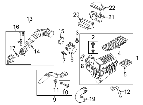 2013 Volkswagen Passat Air Intake