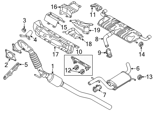 2013 Volkswagen Beetle Exhaust Components