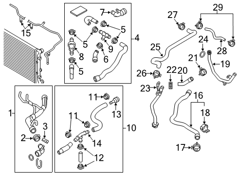 2013 Volkswagen Beetle Hoses, Lines & Pipes