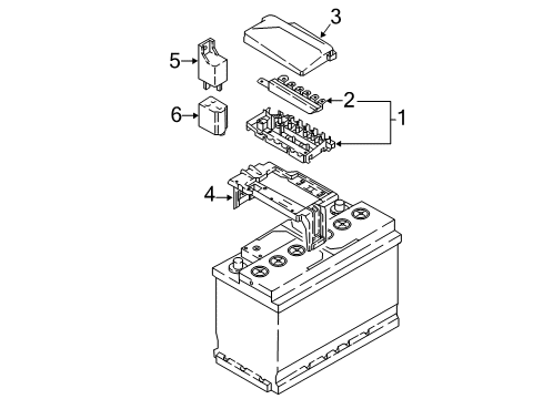 2024 Volkswagen Atlas Fuse & Relay