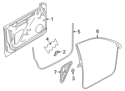 2022 Volkswagen Arteon Door & Components