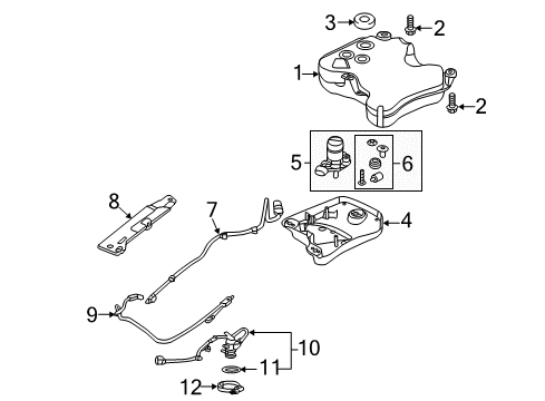 2015 Volkswagen Passat Bracket Diagram for 5C0-131-327