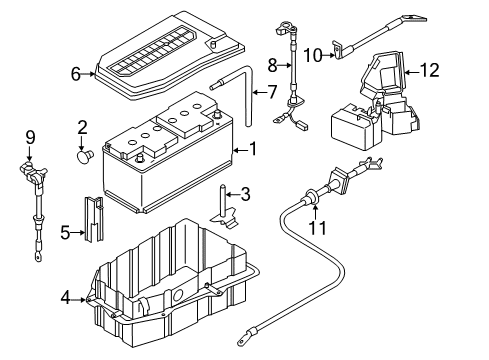 2015 Volkswagen Touareg Battery