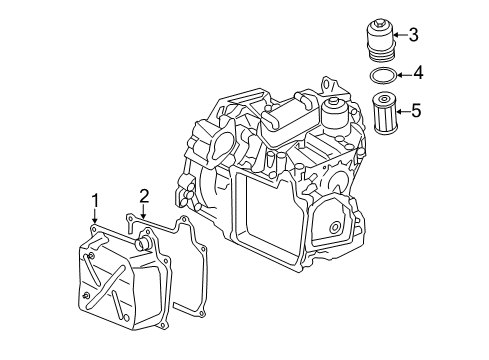 2009 Volkswagen Jetta Transaxle Parts Diagram 1