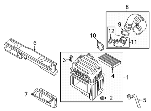 2022 Volkswagen Atlas Cross Sport Air Intake